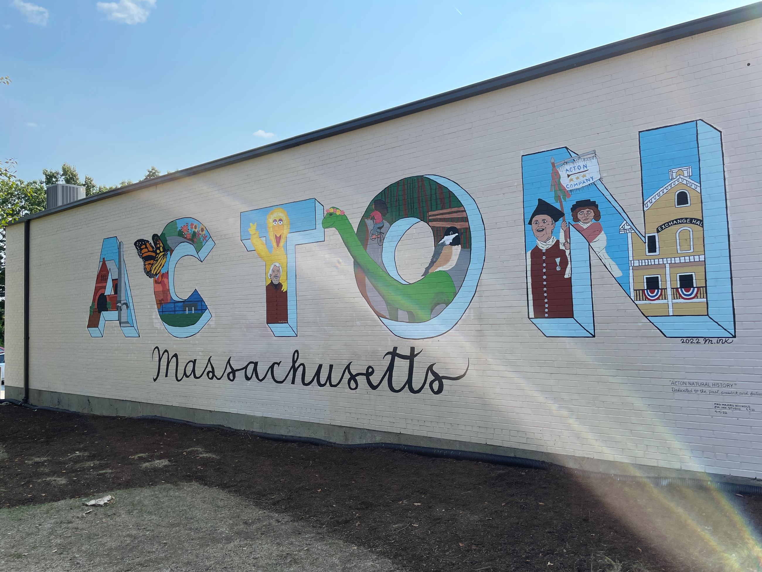 Completed public mural