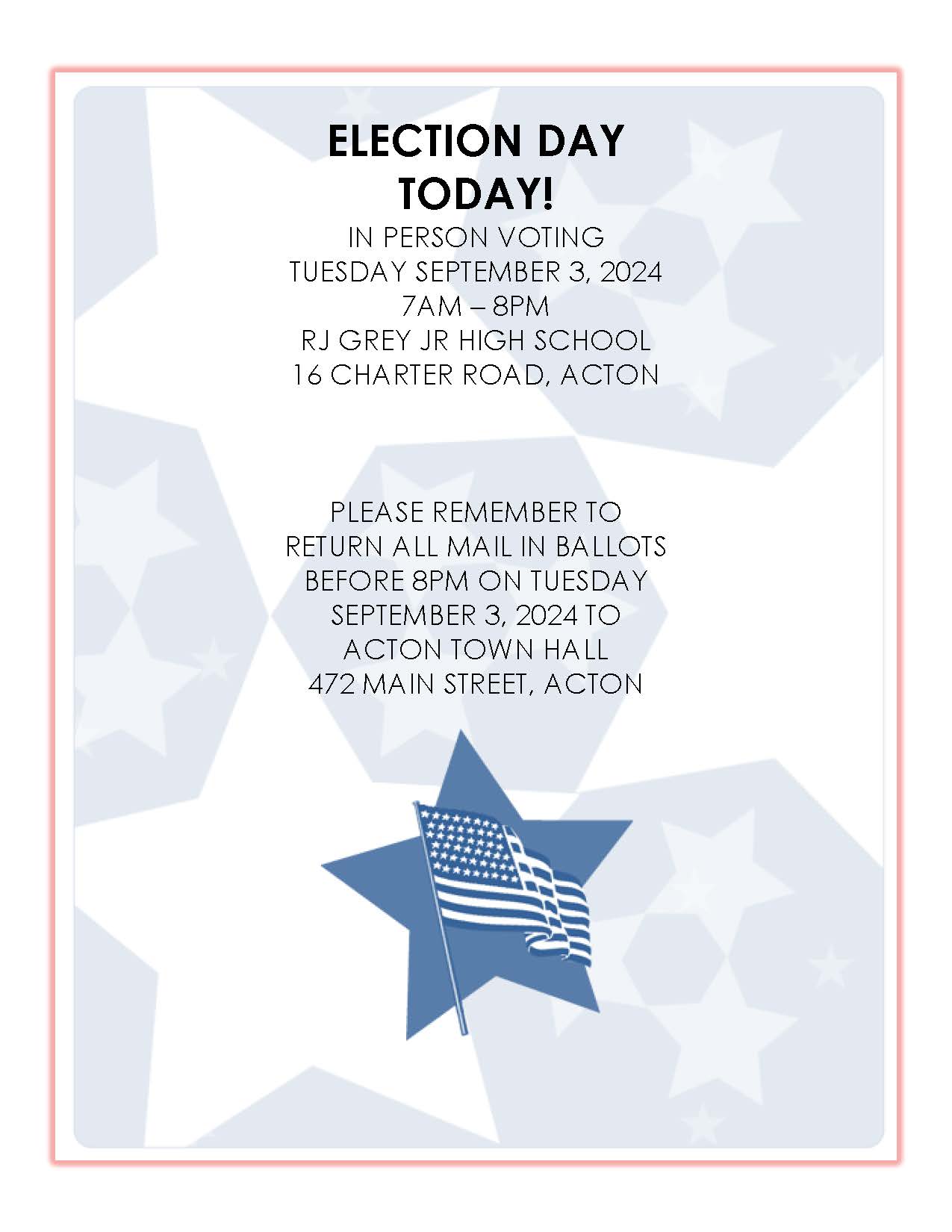 STATE PRIMARY ELECTION DAY