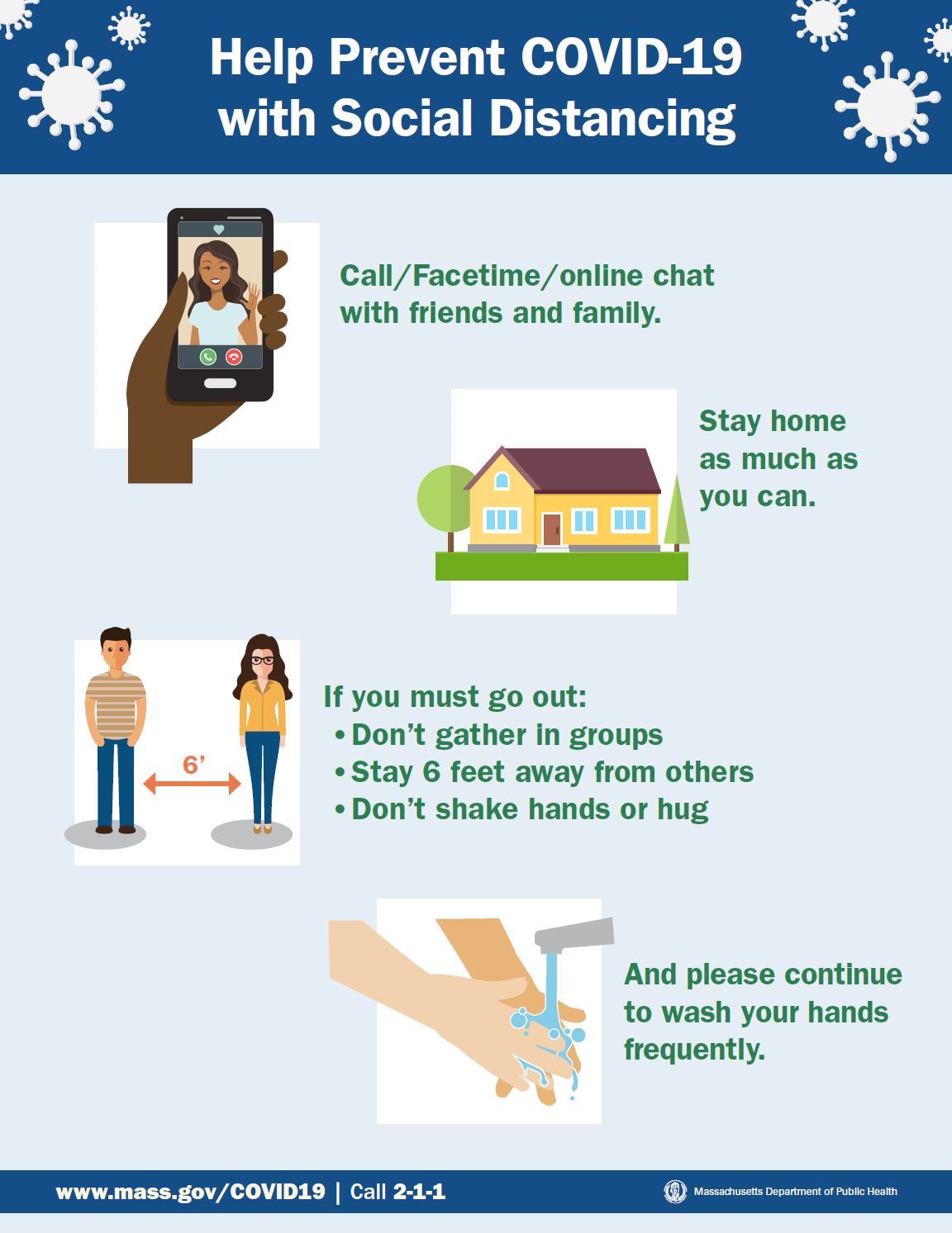 social distancing image